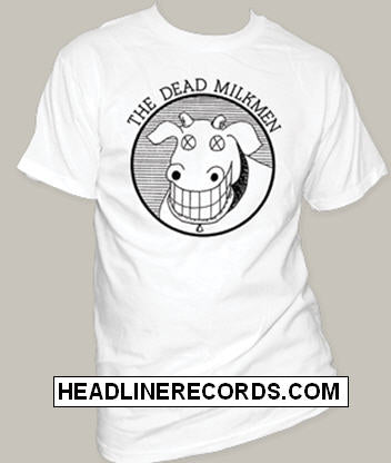 DEAD MILKMEN - COW LOGO (WHITE SHIRT) TEE SHIRT