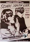SONIC YOUTH - LIVE POSTER