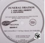 FUNERAL ORATION - STOP FOR A MOMENT