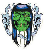 ALAN FORBES STICKER - GHASTLY