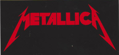 METALLICA - METALLICA STICKER