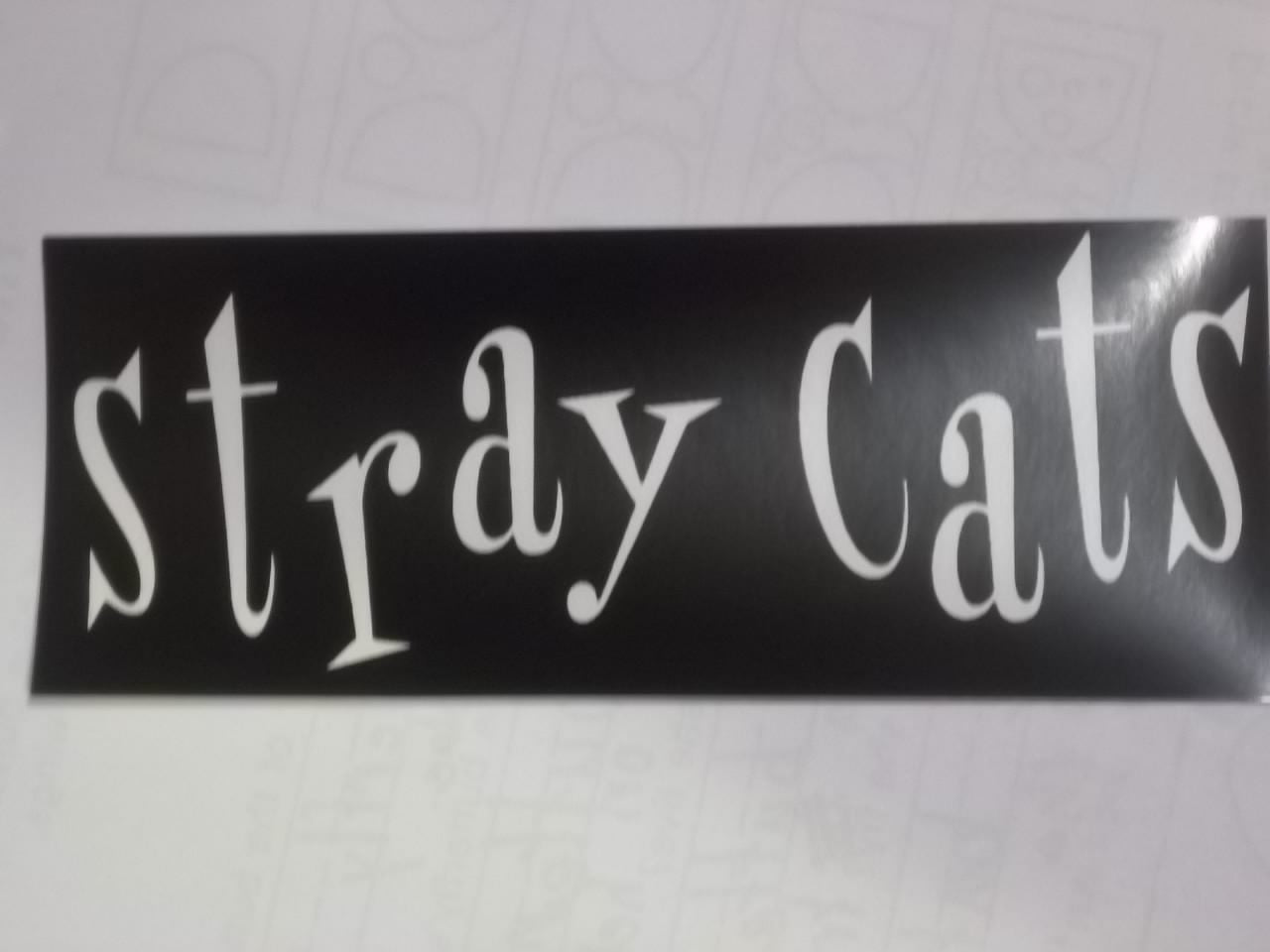 STRAY CATS - STRAY CATS STICKER