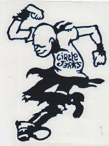 CIRCLE JERKS - SKANK KID RUBOFF STICKER