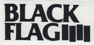 BLACK FLAG - BLACK FLAG RUBOFF STICKER