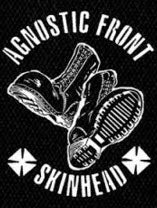AGNOSTIC FRONT - BOOTS BACK PATCH