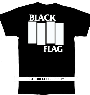 BLACK FLAG - BARS (BLACK SHIRT) TEE SHIRT – Headline Records