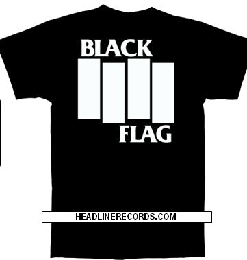 BLACK FLAG - BARS (BLACK SHIRT) TEE SHIRT