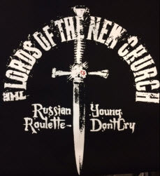 LORDS OF THE NEW CHURCH - RUSSIAN ROULETTE BACK PATCH