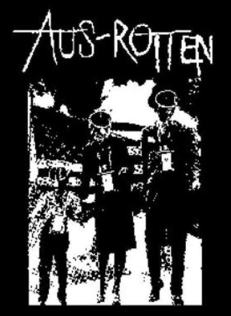 AUS ROTTEN - GAS MASK BACK PATCH