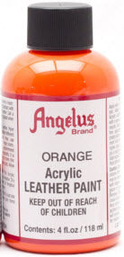 ANGELUS LEATHER PAINT ORANGE ACRYLIC