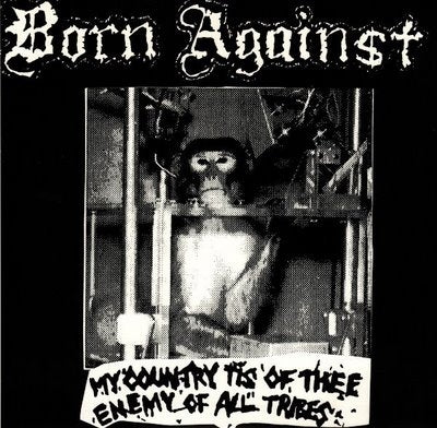 BORN AGAINST - MONKEY 1" BUTTON