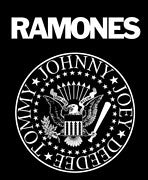 RAMONES - LOGO FABRIC FLAG BANNER