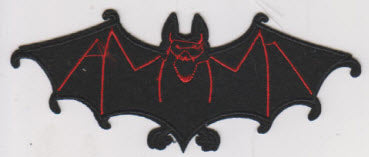 EMBROIDERED PATCH - BAT #2 PATCH