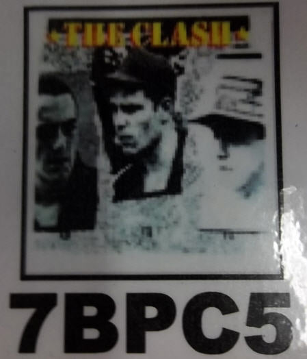 CLASH - BAND PICTURE BACK PATCH