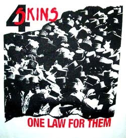 洋楽 4 SKINS / ONE LAW FOR THEM 4 SKINS / ONE LAW FOR THEM