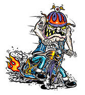 VON FRANCO STICKER - BOBBER ACE