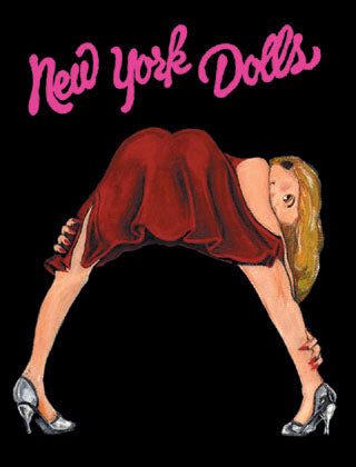 NEW YORK DOLLS - CARTOON 1" BUTTON