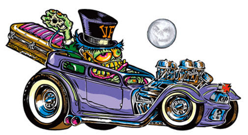 VON FRANCO STICKER - COFFIN HAULER