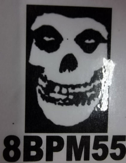 MISFITS - SKULL BACK PATCH