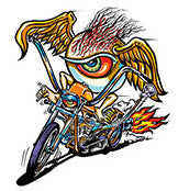 VON FRANCO STICKER - EYE PSYCHO