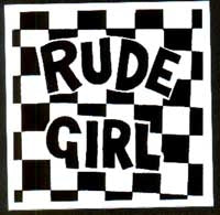 1" BUTTON - RUDE GIRL