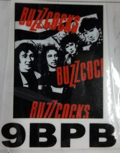 BUZZCOCKS - BAND PICTURE BACK PATCH