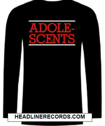 ADOLESCENTS - LOGO LONG SLEEVE TEE SHIRT