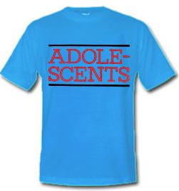 ADOLESCENTS - LOGO (BLUE SHIRT) TEE SHIRT