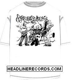 AGRESSION - BAND SKELETON TEE SHIRT