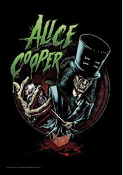 ALICE COOPER - JACK IN THE BOX FABRIC FLAG BANNER