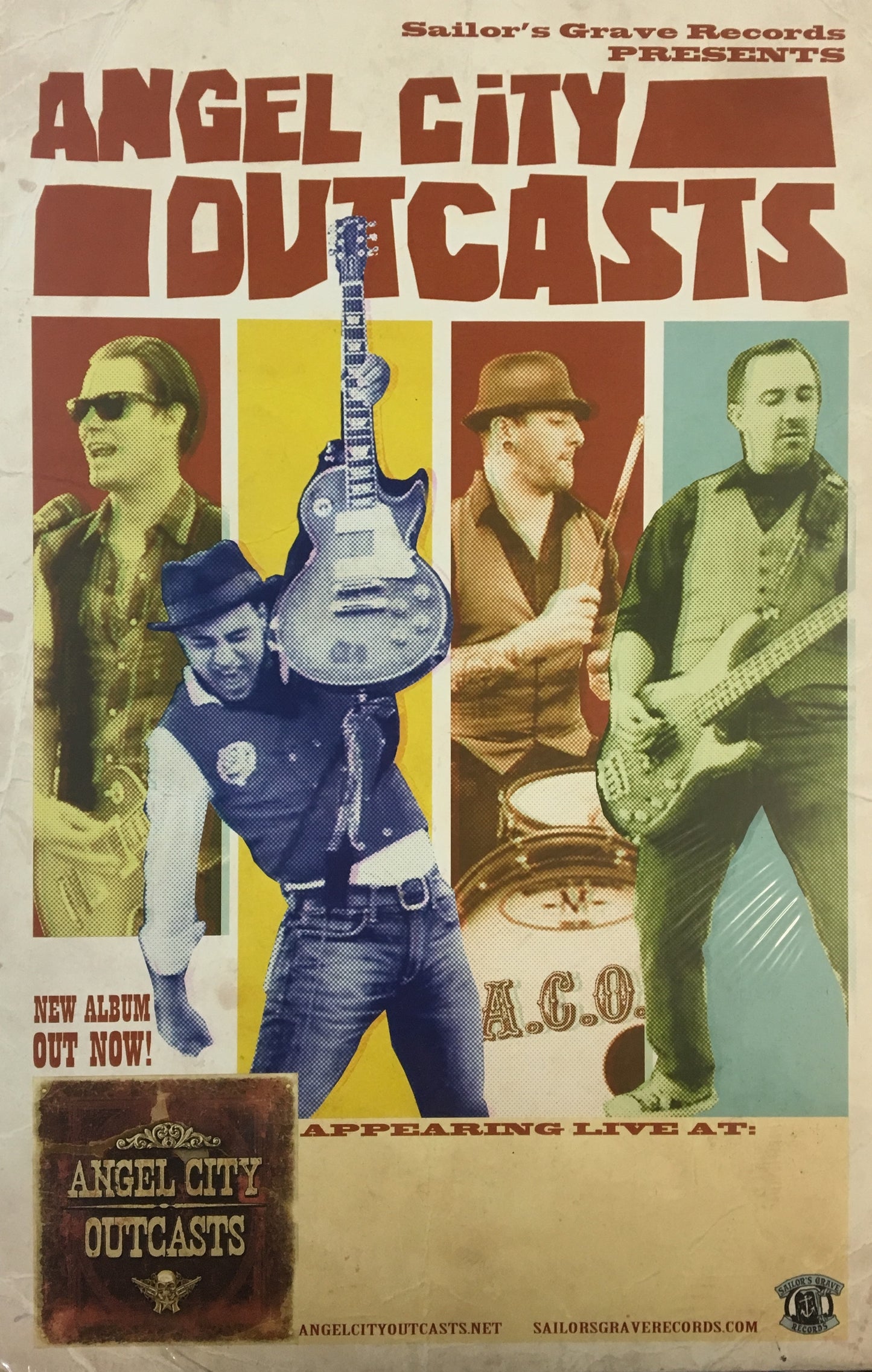 ANGEL CITY OUTCASTS - S/T POSTER