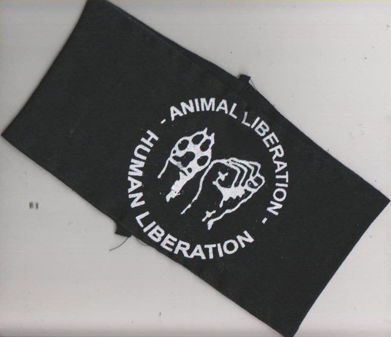 ARMBAND - ANIMAL LIBERATION HUMAN LIBERATION