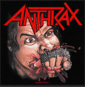 ANTHRAX - FISTFULL EMBROIDERED PATCH