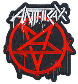 ANTHRAX - MASTER LOGO EMBROIDERED PATCH