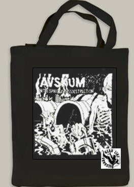 AVSKUM - IN THE SPIRIT OF MASS DESTRUCTION TOTE BAG