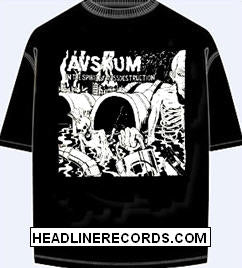 AVSKUM - IN THE SPIRIT OF MASS DESTRUCTION TEE SHIRT