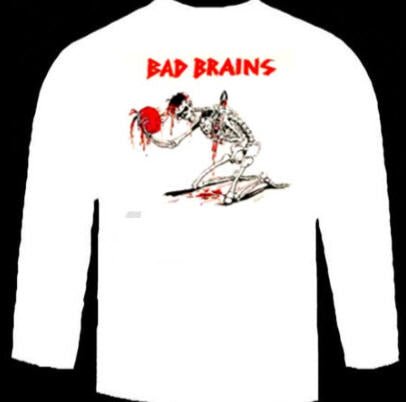 BAD BRAINS - SKULL LONG SLEEVE TEE SHIRT