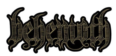 BEHEMOTH - BEHEMOTH CUT OUT EMBROIDERED PATCH