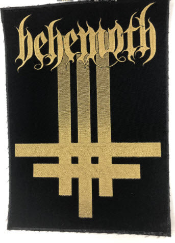 BEHEMOTH - LOGO EMBROIDERED BACK PATCH