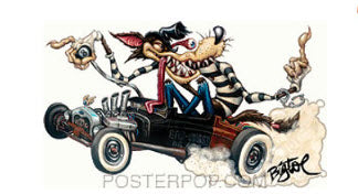 BIGTOE STICKER - BOUTLAW WOLF