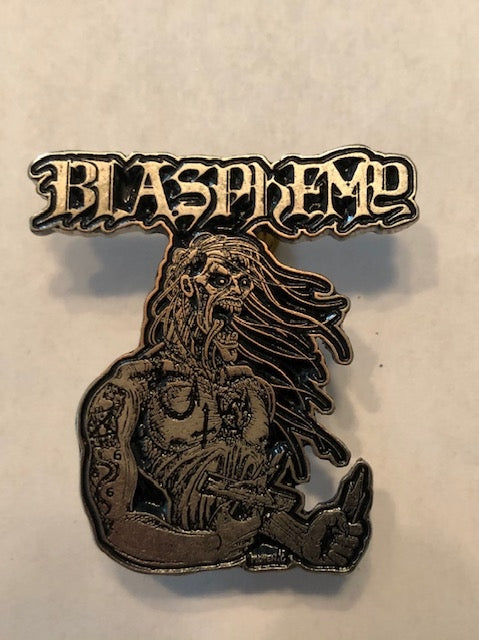 BLASPHEMY - LIVE RITUAL METAL PIN