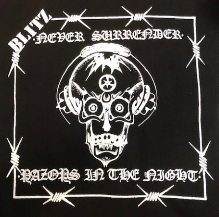 BLITZ - NEVER SURRENDER BACK PATCH