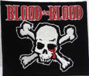 BLOOD FOR BLOOD - SKULL EMBROIDERED PATCH