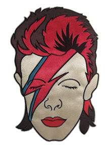 BOWIE - ALLADIN SANE BIG EMBROIDERED BACK PATCH