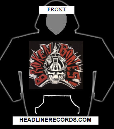 BROKEN BONES - LOGO HOODIE SWEATSHIRT