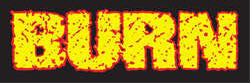 BURN - BURN STICKER