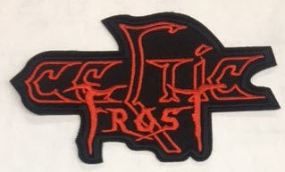CELTIC FROST - CELTIC FROST CUT OUT COLOR EMBROIDERED PATCH