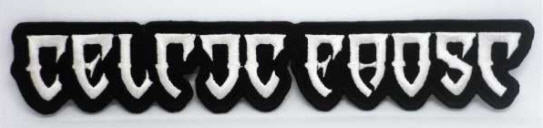 CELTIC FROST - CELTIC FROST DIE CUT BIG EMBROIDERED BACK PATCH