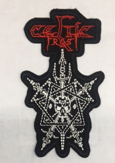 CELTIC FROST - MORBID TALES CUT OUT EMBROIDERED PATCH