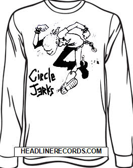 CIRCLE JERKS - SKANK KID (OVER SIZE) LONG SLEEVE TEE SHIRT